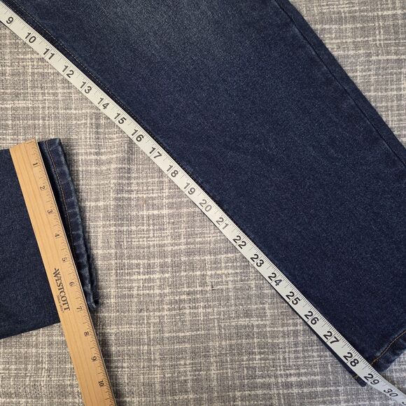 Seven7 90's Straight Jean Women’s 10 Devine (Med Wash) High Waist NWT - Picture 8 of 12